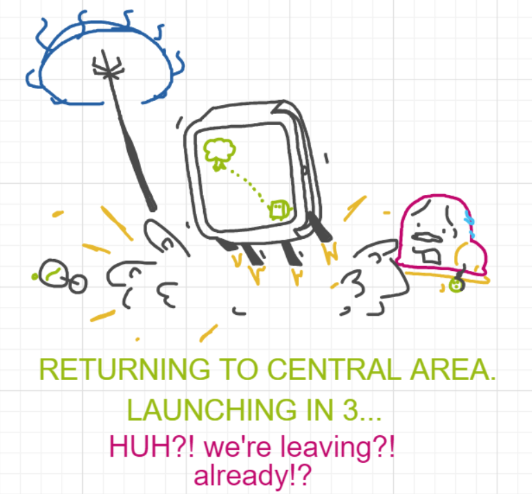 A panel from Ready Oar Knot, episode three of the Board Boards object show by Furretwalk/WalkingFurret.